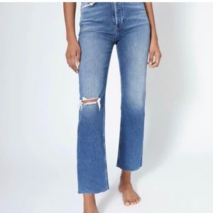 Re/done Ultra high rise stove top jeans